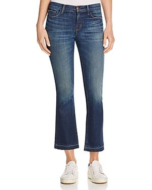 J Brand Selena Cropped Bootcut Jeans In Undertow