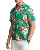Polo Ralph Lauren Custom Fit Floral Poplin Camp Shirt