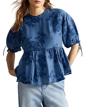 Ted Baker Kaarin Puff Sleeve Blouse