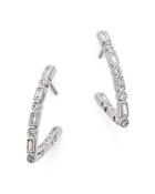 Bloomingdale's Diamond V-drop Earrings In 14k White Gold, 0.33 Ct. T.w. - 100% Exclusive