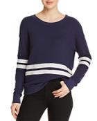 Splendid Stripe-applique Sweatshirt