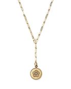 Roberto Coin 18k Yellow Gold Daisy Diamond Pendant Necklace, 19