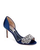 Badgley Mischka Women's Hansen Embellished Satin D'orsay High-heel Pumps