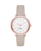 Kate Spade New York Morningside Taupe Leather Strap Watch, 34mm