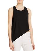 Kendall And Kylie Asymmetric Knit Tank