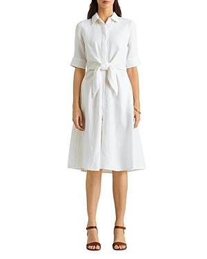 Lauren Ralph Lauren Tie Front Shirtdress