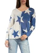 Elan Mixed Star Print Sweater