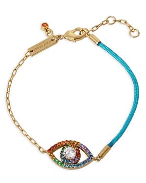 Kurt Geiger London Evil Eye Crystal Cord Bracelet
