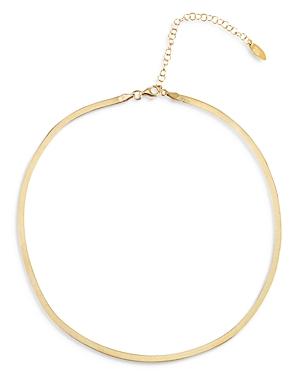 Maison Irem Herringbone Chain Necklace, 16