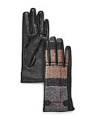 Barbour Galloway Plaid-panel Gloves