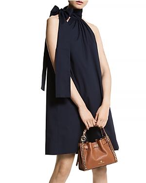 Michael Michael Kors Halter Tie Neck Mini Dress