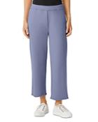 Eileen Fisher Organic Cotton Cropped Straight Fit Pants