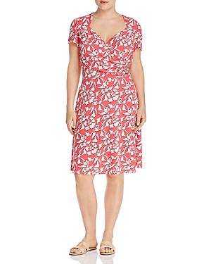 Leota Plus Printed Sweetheart Fit-and-flare Dress