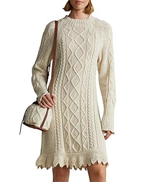 Polo Ralph Lauren Cable Knit Sweater Dress