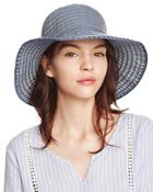 Aqua Denim Ribbon Cloche Hat - 100% Exclusive