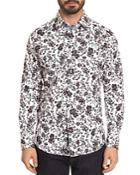 Robert Graham Grey Gardens Floral Classic Fit Button-down Shirt
