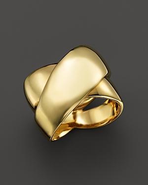 Roberto Coin 18k Yellow Gold Crossover Ring