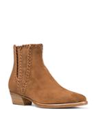 Michael Kors Collection Presley Whipstitched Low Heel Booties