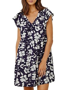 Velvet By Graham & Spencer Kellie Floral Ruffle Dress