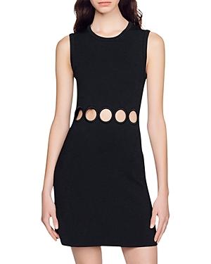 Sandro Nola Cutout Waist Mini Dress