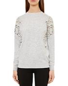 Ted Baker Tae Lace Shoulder Sweater
