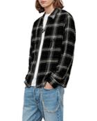 Allsaints Miwok Relaxed Fit Plaid Zip Jacket