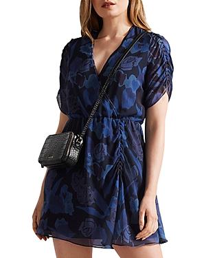 Ted Baker Juleah Floral Print Mini Dress