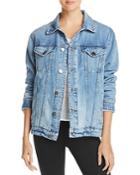 Frame Oversized Denim Jacket In Canyon Cove