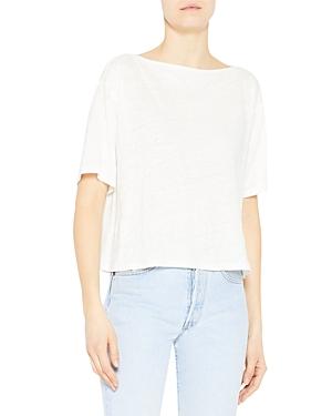 Theory Organic Cotton Straight Neck Tee Straight Neck Tee