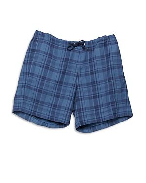 Ps Paul Smith Plaid Drawstring Shorts