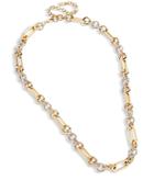 Baublebar Trudy Pave Link Strand Necklace In Gold Tone, 18-21