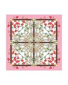 Burberry Floral Print Silk Square Scarf