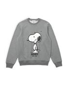 Lacoste X Peanuts Organic Cotton Snoopy Print Classic Fit Crewneck Sweatshirt