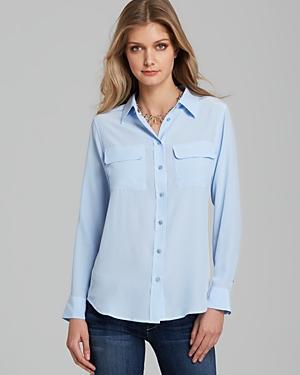 Equipment Top - Slim Signature Blouse