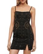 Allsaints Abella Selene Embellished Mini Dress