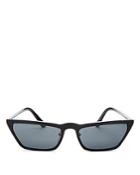 Prada Women's Ultravox Slim Cat Eye Sunglasses, 58mm