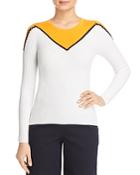 Karen Millen Color-block Crewneck Sweater - 100% Exclusive