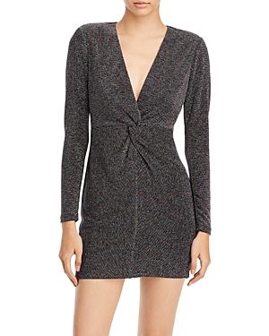 Aqua Rainbow Lurex Twist Front Dress - 100% Exclusive