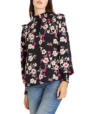 Sanctuary Floral Print Bold Popover Top