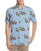 Barney Cools Tropical Regular Fit Button-down Shirt - 100% Exclusive