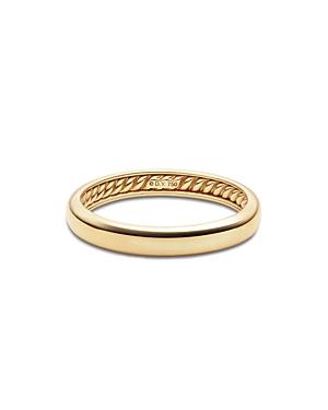 David Yurman Men's 18k Yellow Gold 3.5mm Classic Band