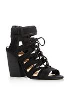 Vince Camuto Ranata Caged Lace Up High Heel Sandals