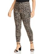 Seven7 Jeans Plus High Rise Skinny Jeans In Leopard