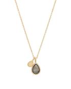 Anna Beck Pyrite Double Drop Pendant Necklace In 18k Gold-plated Sterling Silver, 16