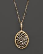 Brown And White Diamond Pendant Necklace In 14k Yellow Gold, 1.50ct.t.w. - 100% Exclusive