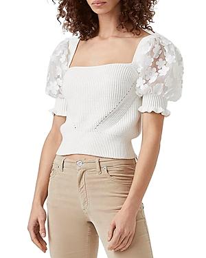 French Connection Juliet Mozart Caballo Puff Sleeve Sweater