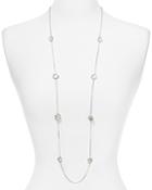 Nadri Sterling Mother-of-pearl Station Necklace, 41