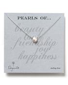 Dogeared Large Freshwater Pearl Necklace, 16