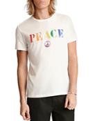 John Varvatos Star Usa Cotton Pride Peace Graphic Tee