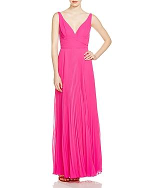 Laundry By Shelli Segal Sleeveless V-neck Open Back Gown - 100% Bloomingdale's Exclusive